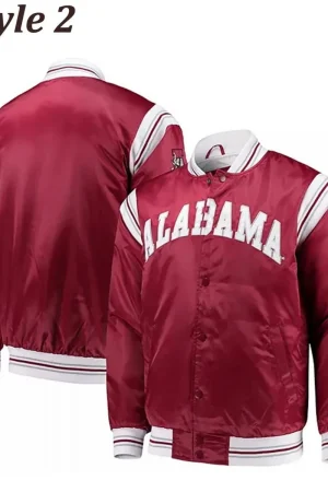 Alabama Crimson Tide Bomber Red Jacket