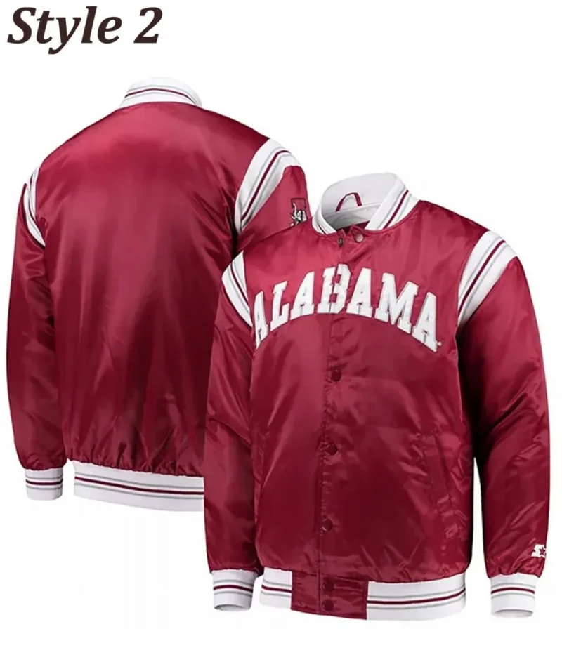 Alabama Crimson Tide Bomber Red Jacket