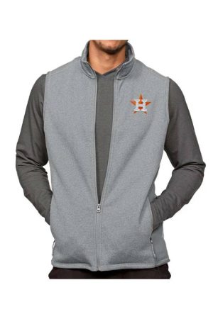 Antigua Links Houston Astros Golf Grey Vest