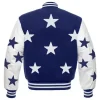 Dallas Cowboys Stars Varsity Royal Blue & White Jacket