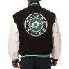 Dallas Stars Varsity Black & White Jacket