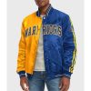 Golden State Warriors Varsity Satin Jacket