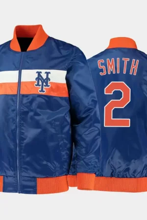 MLB New York Mets Dominic Smith Satin Jacket