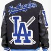 Mash Up LA Dodgers Black Varsity Jacket