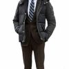 Mens Charcoal Puffer Jacket