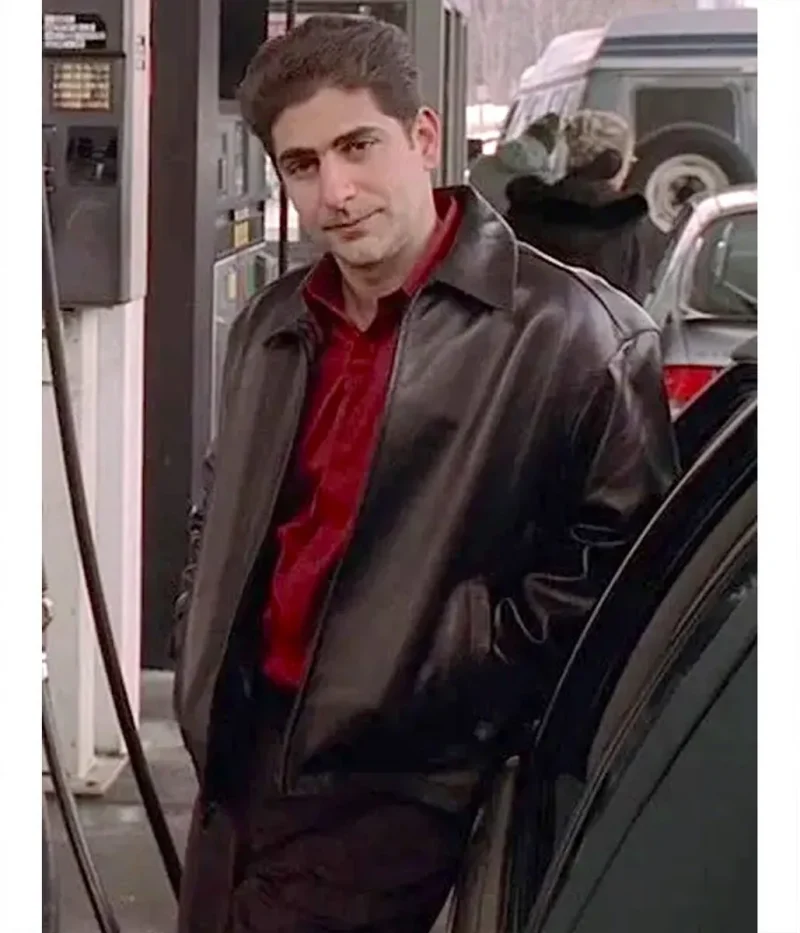 Michael Imperioli The Sopranos Brown Leather Jacket