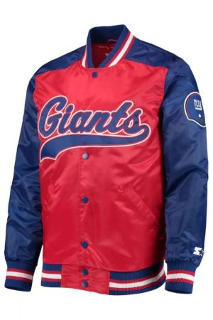 New York Giants Varsity The Tradition II Satin Jacket