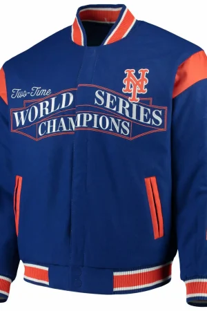 New York Mets 2 time World Series Champions Jacket