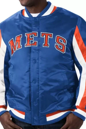 New York Mets The Ace Royal Satin Jacket