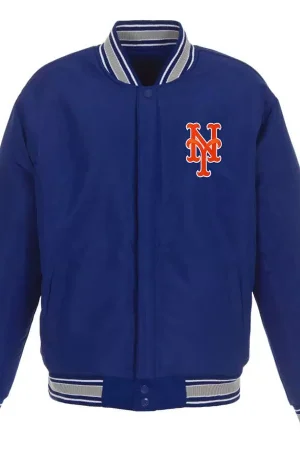 New York Mets Wool Jeff Hamilton Royal Jacket