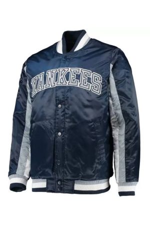 New York Yankees Ace Full Snap Satin Jacket