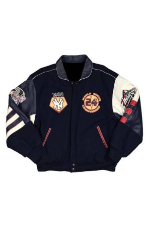 New York Yankees Leather Jeff Hamilton Jacket