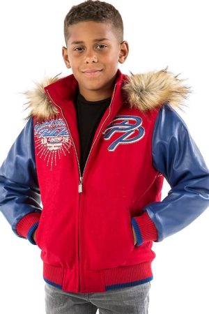 Pelle Pelle Kids Limited Edition Blue & Red Jacket