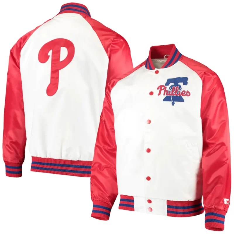 Philadelphia Phillies Clean-Up Hitter Satin Jacket