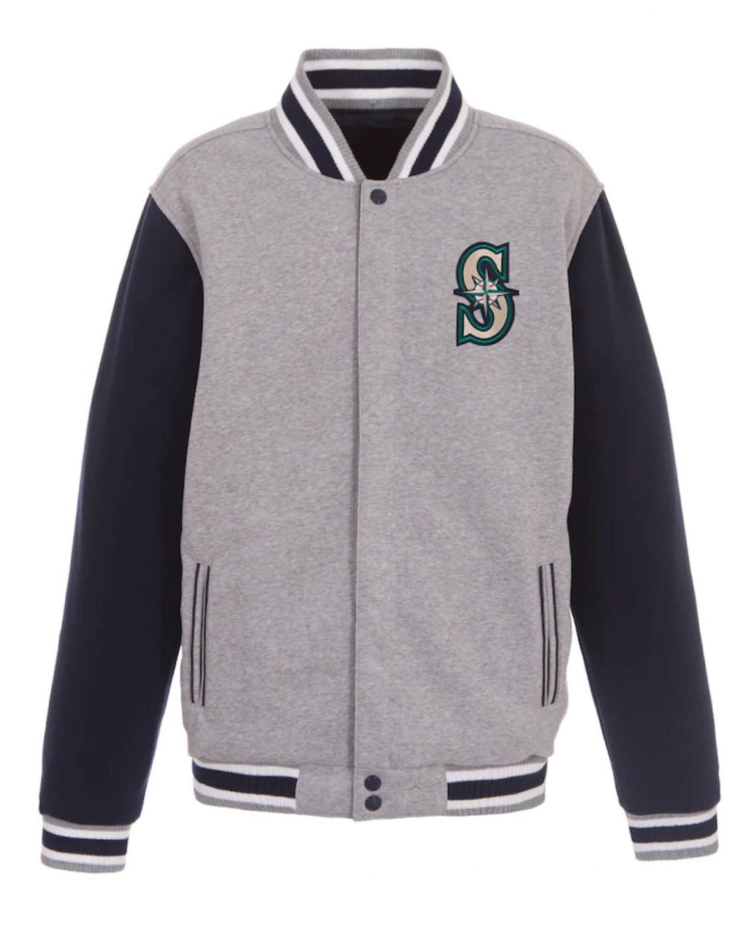 Seattle Mariners Varsity Navy Blue Jacket GLJ