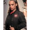Sisi Stringer Vampire Academy Bomber Black Jacket