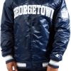 Starter Georgetown Satin Blue Jacket