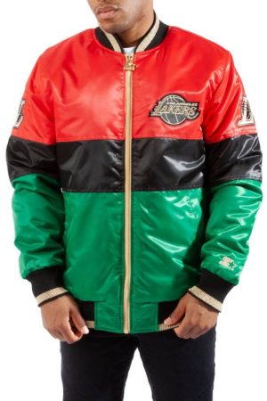 Starter Los Angeles Lakers Black History Month Jacket