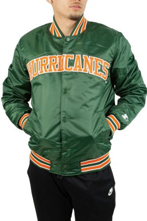 Starter Miami Hurricanes Satin Jacket