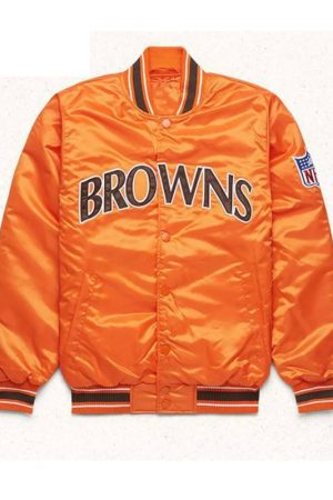Starter NFL Browns Orange Jacket