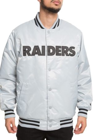 Starter Oakland Raiders Grey Jacket