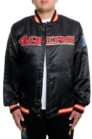 Starter San Francisco 49rs Black Jacket