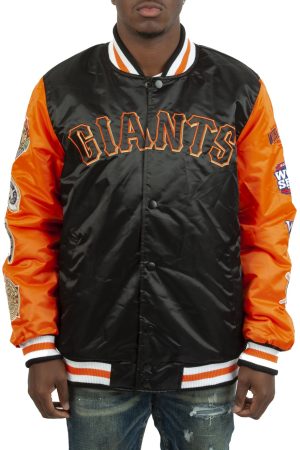 Starter San Francisco Giants Champs Patches Jacket