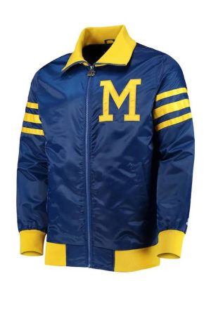 The Captain II Milwaukee Brewers Varsity Royal Jacket