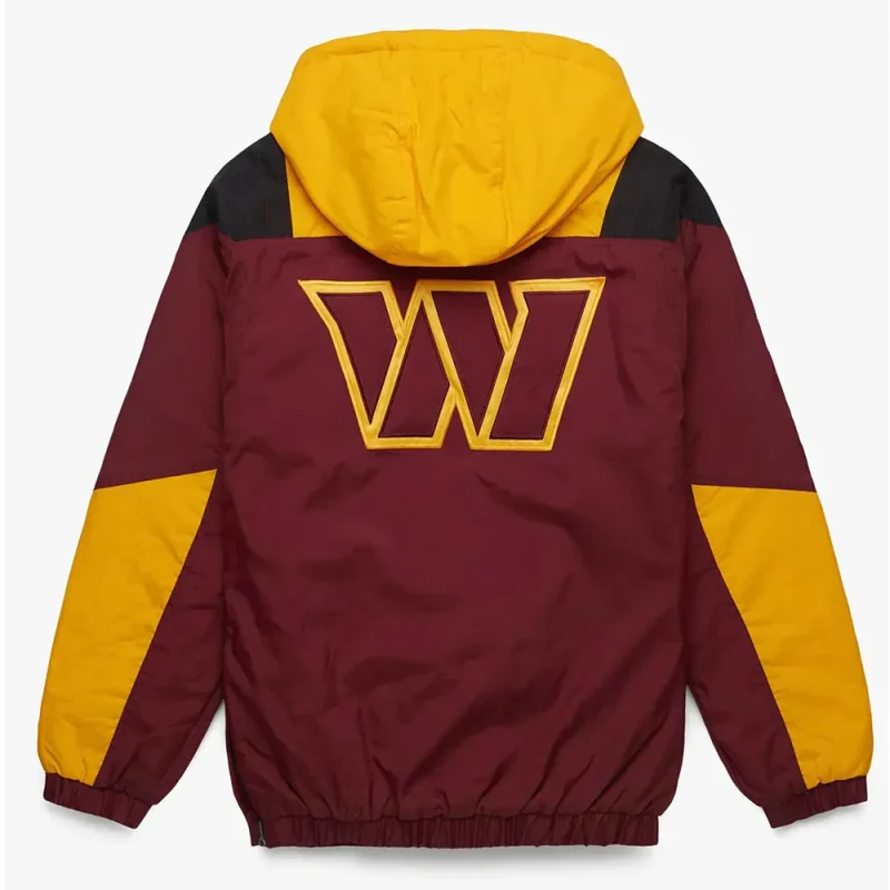 Washington Commanders Yellow Pullover Jacket