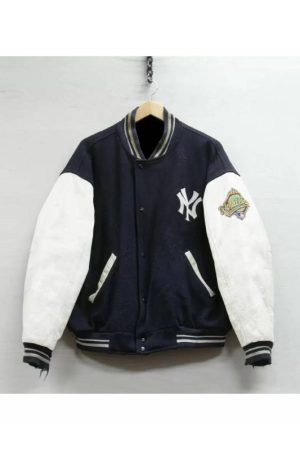 World Series New York Yankees Wool Leather Jacket