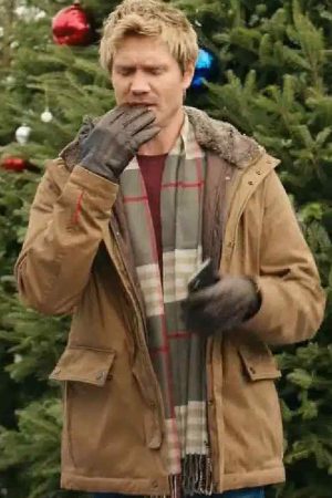 Too Close For Christmas Chad Michael Murray Brown Jacket