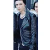 Andy Biersack American Satan Spiked Leather Jacket