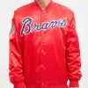 Atlanta Braves Big Logo World Series Red Jacket