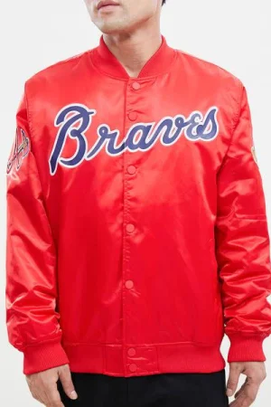 Atlanta Braves Big Logo World Series Red Jacket
