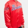 Atlanta Braves Big Logo World Series Red Jackets