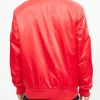 Atlanta Braves Chest Hit Logo Satin Jackets
