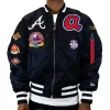 Atlanta Braves MA-1 Navy Bomber Jacket