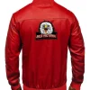 Eagle Fang Karate Cobra Kai Red Leather Jackets