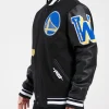 Golden State Warriors Old English Wool Jackets