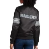 Las Vegas Raiders Line Up Black Satin Jackets