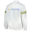 Los Angeles Chargers NFL Satin White Jackets