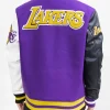 Los Angeles Lakers Block Varsity Jacket