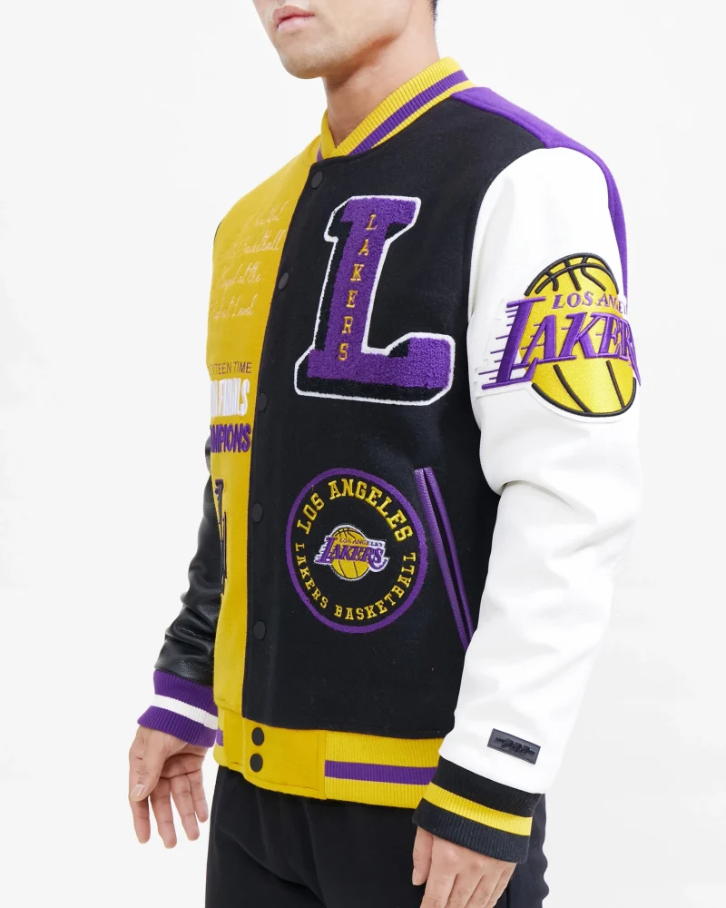 Los Angeles Lakers Color Block Jacket