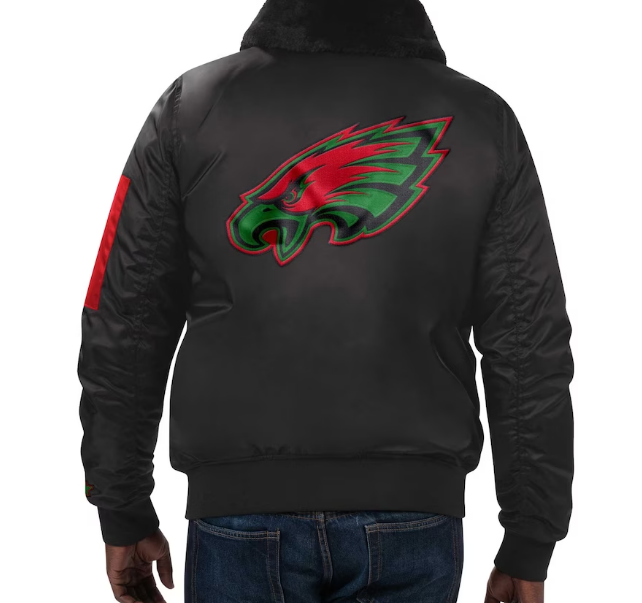 Men’s Philadelphia Eagles Starter Satin Jacket GLJ