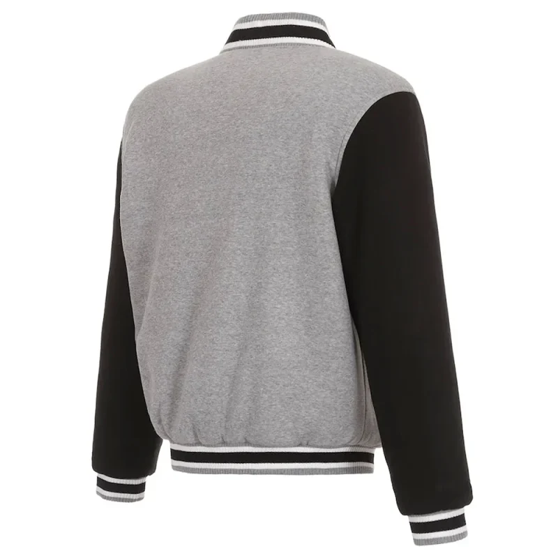 Miami Dolphins Varsity Gray and Black Wool Jackets