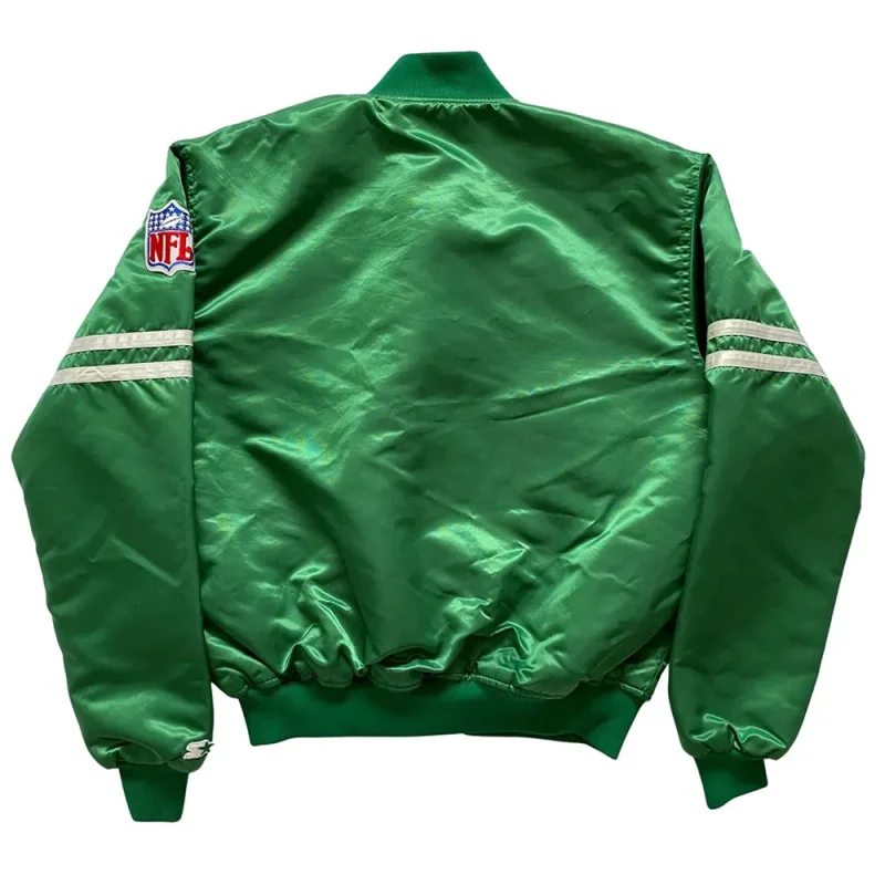 New York Jets 80s Green Satin Jackets
