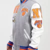 New York Knicks Mash Up Logo Varsity Jackets