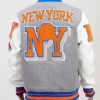 New York Knicks Mash Up Varsity Jacket