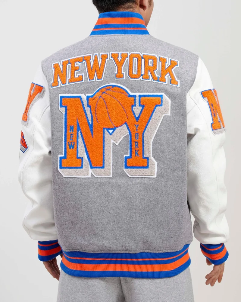 New York Knicks Mash Up Varsity Jacket