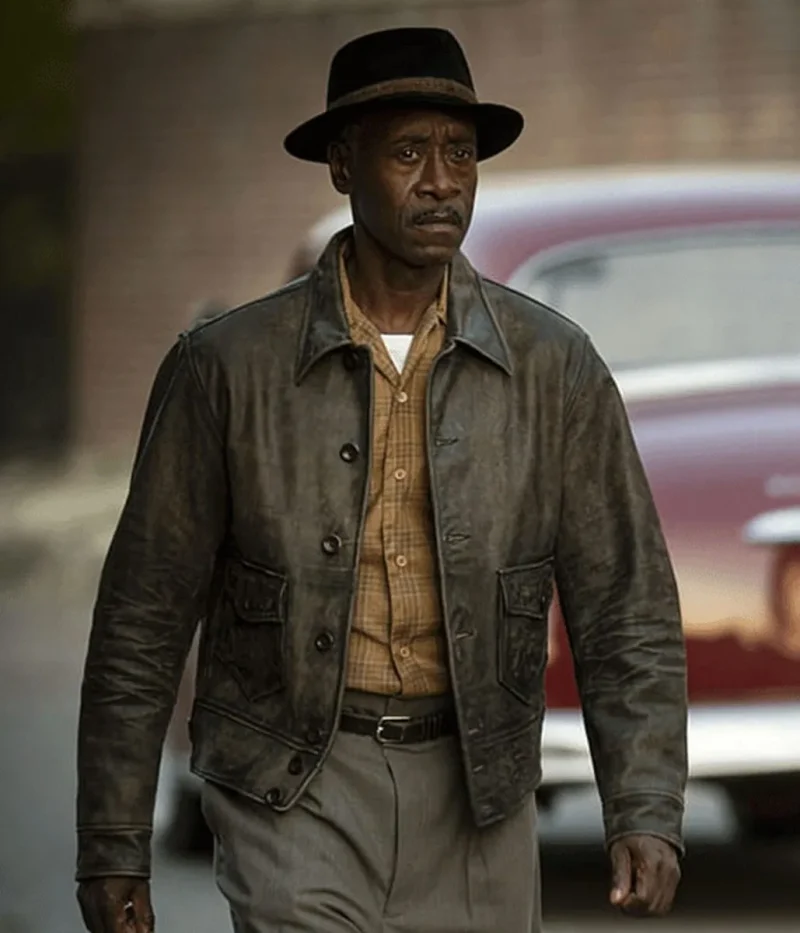 No Sudden Move Don Cheadle Brown Leather Jacket